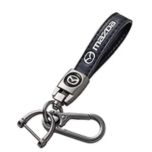 Mazda key Chain with small stew driver Leather Key Chain Car Keyring fey fob - Picture 1 of 4