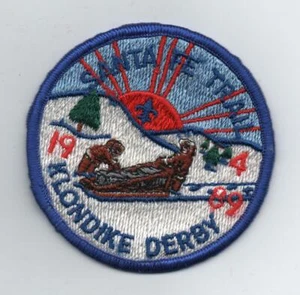 1989 Klondike Derby Patch, Santa Fe Trail Council Patch, Mint - Picture 1 of 1