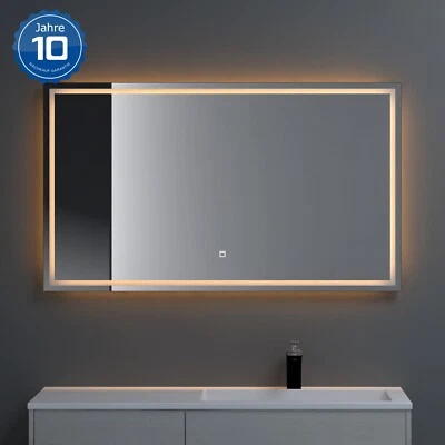 Badspiegel mit LED Beleuchtung Beschlagfrei dimmbar mit Touch Bedienung - Bild 1 von 4