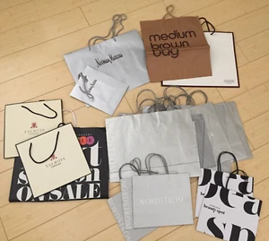 High End Luxury Shopping Bags Neiman Marcus Nordstrom Bloomingdale & More - Picture 1 of 6