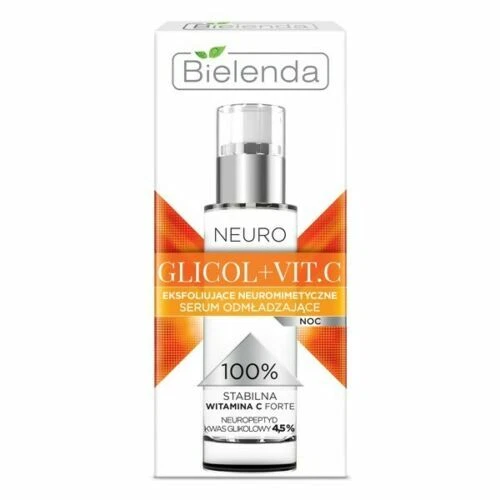 Bielenda Neuro Glicol Vit C Neuromimetic Exfoliating Rejuvenating Night Serum - Image 1 of 1