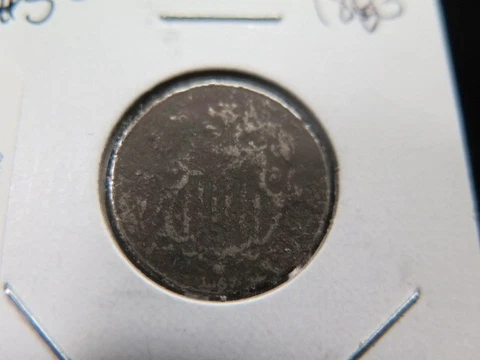 1883 Shield type Nickel, Average Circulated Condition, Store Sale #02509 Cover