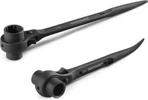 2 Pieces Spud Ratchet Set, 3/4 Inch X 7/8 Inch Dual Socket Spud Ratche - Picture 1 of 7