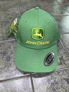 John Deere NWT Snap Back Green Canvas Cap Hat One Size Carolina Lawn Tractor Co