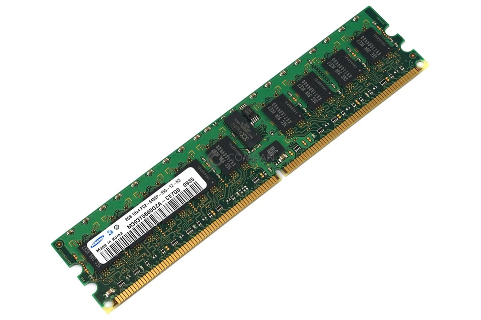 M393T5660QZA-CE7 SAMSUNG MEMORY 2GB 1RX4 PC2 6400P DDR2 - Image 1 of 4
