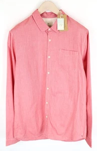 SCOTCH & SODA Ams Couture Shirt XL Pink Button-Up Pure Cotton Long Sleeve Men's - Picture 1 of 7
