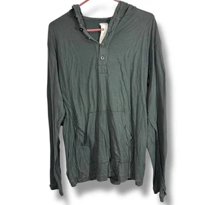 Ever Brand Slate Gray Henley Button Sweater - Picture 1 of 13