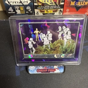 STORMTROOPER ATTACK! PURPLE /10 2023 Topps Chrome Sapphire Return Of The Jedi - Picture 1 of 3
