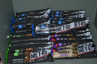 (27) MET-Rx Big 100 Barritas de Proteína, 3 Sabores, 3.52 OZ, BB 06/26+ Foto 1 de 2
