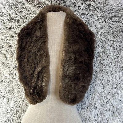 Vintage Beaver Stole Fur Collar Fur Scarf Fur Wrap Shawl Neck Warmer - Image 1 of 4