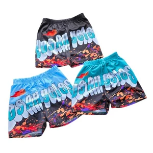 Los Angeles Basketball Youth Shorts Set Of 3 Youth Small #1200 - Picture 1 of 3