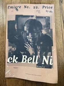 VINTAGE EMIGRE MAGAZINE  NO. 22  ft. Nick Bell w 'psycho' insert - Picture 1 of 7