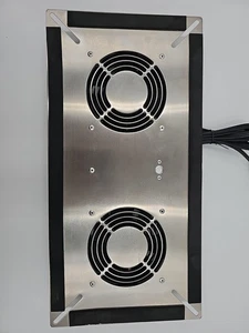 Durablow Stainless Steel Crawl Space Foundation Fan Ventilator + Built-In Dehumi - Picture 1 of 6