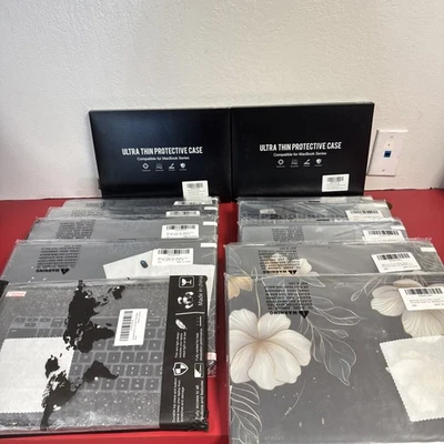 Lot Of 12 Protective Cases For Mac Book Pro, Mac Book Air Etc - Image 1 of 4