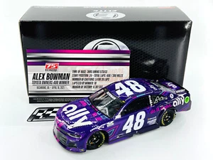 ALEX BOWMAN 2021 ALLY / RICHMOND CUP SERIES WIN 1:24 ELITE NASCAR DIECAST - Picture 1 of 2