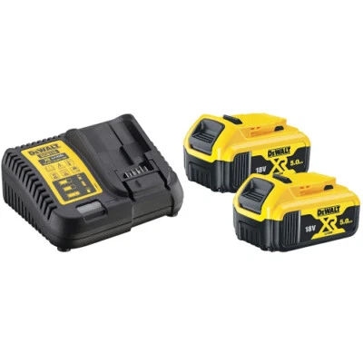 DeWalt DCB115P2 Starterkit Schnellladegerät + 2x Akku 5,0 AH  (XR Li-Ion) - Bild 1 von 4