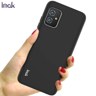 Funda blanda mate IMAK para Asus Zenfone 8, de lujo a prueba de golpes con sensación arenosa Foto 1 de 4