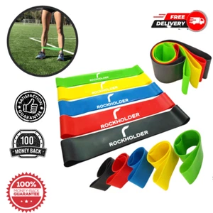 Widerstand Mini Schleife Bänder Set Singles Übung Gesäß Pilates Home Gym Training - Bild 1 von 18
