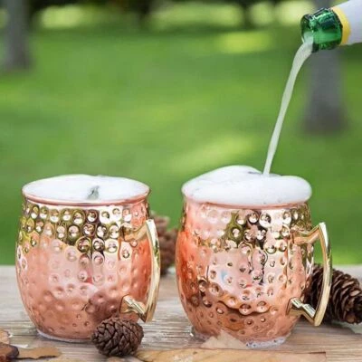 Wine Cup Stainless Steel Cup Drinkware Beer Cup durable Moscow Mule Mug  Home - image 1 of 4