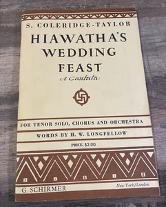 G - Hiawatha's Wedding Feast: Cantata for Tenor Solo, Chorus, Orchestra VINTAGE - Picture 1 of 4