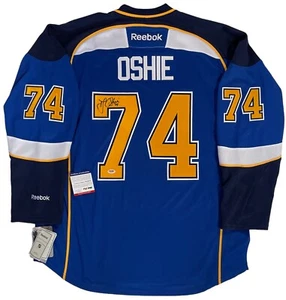 TJ OSHIE SIGNED ST. LOUIS BLUES REEBOK JERSEY PSA/DNA COA XXL - Picture 1 of 7