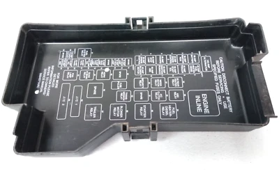 2002 Dodge Ram 3500 8.0L V10 caixa de fusíveis tampa compartimento do motor 8.0 sob o capô 2500 I62 - Imagem 1 de 4