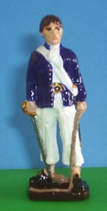 SPIELZEUG SOLDATEN BLECHKRIEG VON 1812 AMERICAN NAVY MATROSE 54 MM - Bild 1 von 2