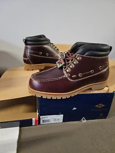 british knights Mens bk moc hi Tops oxblood Red Brown boots Size 9 ☆#1j - Picture 1 of 14