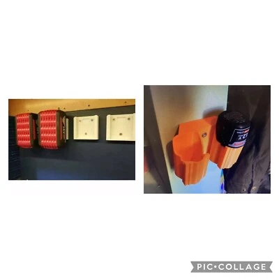 4x 18v Bosch Battery Holders & 1x 10.8v/12v 2 Way Battery Holder