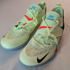 Nike Zoom Pole Vault Elite Mens Sz 13 AA1204-700 Green Track and Field Shoes - Picture 1 of 11