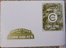 BRUCE SUTTER 2006 Cubs Greats of the Game Wrigley Field PRINTING PLATE #1/1 of 1