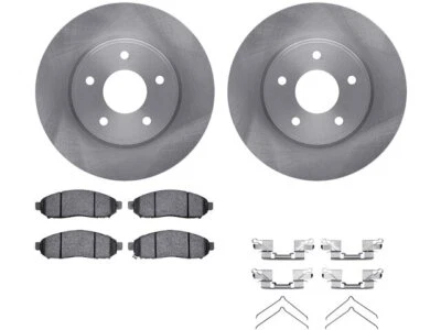 Kit de pastillas de freno y rotor delantero fricción dinámica para Nissan LEAF 2011-2013 65557SJ Foto 1 de 2