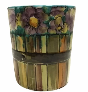 Vintage Pottery Erphila Italy Canister no Lid Great as Planter or Vase 7" Signed - Picture 1 of 5