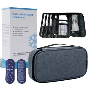 Insulin Pen Cooler Insulated Protective Travel Case Diabetic Medicine w/Ice Pack - Picture 1 of 7