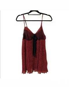 Vestido Babydoll Passion Corazón Negro y Rojo Lencería Talla M - Imagen 1 de 10