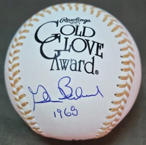 Glenn Beckert Signed Inscribed 1965 Gold Glove Baseball COA Guaranteed TPA Cubs - Picture 1 of 1