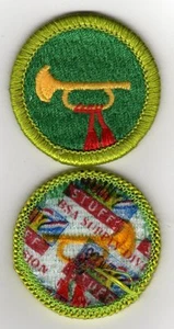 Bugling Merit Badge, Type J "Scout Stuff" Back (2002-10), Mint! - Picture 1 of 1
