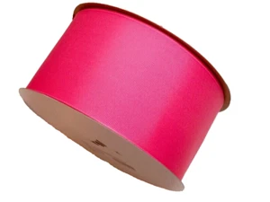 Watermelon Pink Grosgrain Ribbon 3" wide x 10 yards Schiff Brand Polyester B54 - Picture 1 of 4