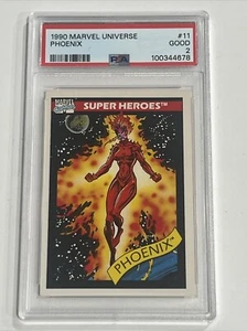 1990 Marvel Universe #11 Phoenix PSA 2 *FSCardz* - Picture 1 of 4