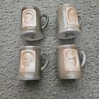 Hornsea Pottery Miniature Dickens Tankards, Set of 4 In Brown