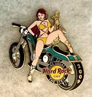 HARD ROCK CAFE LAS VEGAS SEXY BIKINI GIRL HOLDING SAX ON MOTORCYCLE PIN # 50941