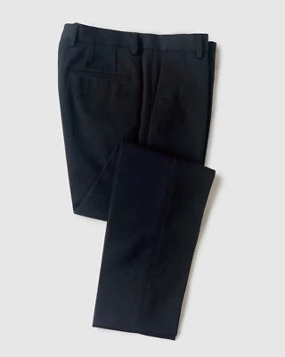 Dries Van Noten / 48 / Pantalones de lana y algodón nuevos sin etiquetas / Esmoquin a rayas Foto 1 de 4