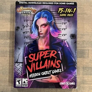 SEALED Super Villains Wimmelbildspiel 15 in 1 Game Pack [PC] Rated Teen - Bild 1 von 6