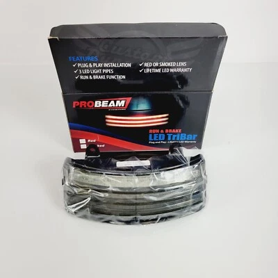 Custom Dynamics ProBEAM Smoke LED Tribars Taillight Kit For 14-23 Harley Touring - Image 1 of 4