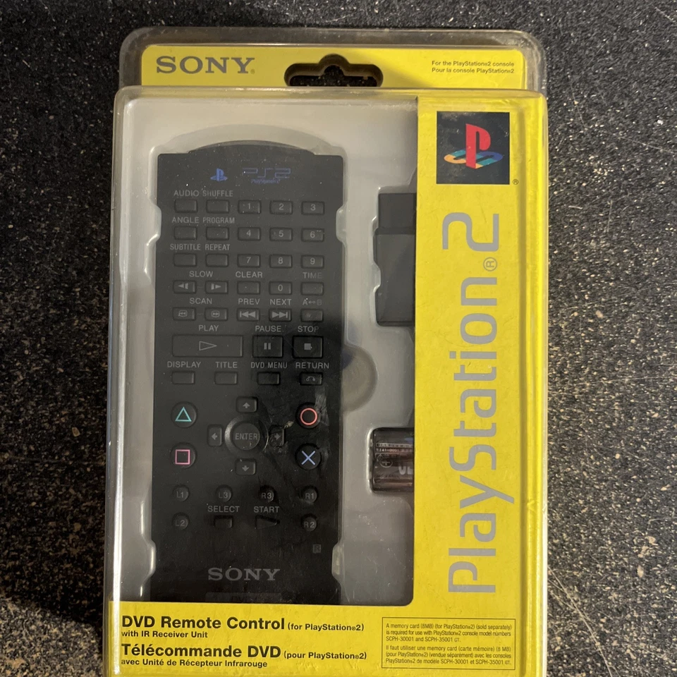 Sony Playstation 2 Infared DVD Remote Controller Kit - Black (9704201)