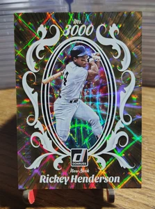 2023 Donruss #M3K-1 Rickey Henderson Mr. 3000 /999 - New York Yankees - Picture 1 of 2