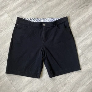 Lee Sinfully Soft Bermuda Shorts Size 20W black zip - Picture 1 of 3