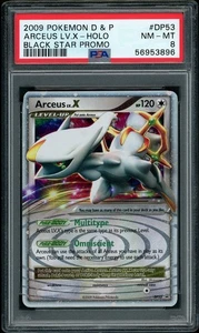 2008 Pokemon Diamond & Pearl Arceus Lv.X Holo Black Star Promo DP53 PSA 8 NM-MT - Picture 1 of 2