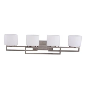 Home Decorators Tustna 4 Light Vanity Light Brushed Nickel 1002 230 849 - Picture 1 of 1