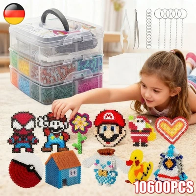 10600 Hama Midi Bügelperlen - Blau 201-08 Ø 5 mm Hama Perlen Steckperlen Beads - Bild 1 von 4